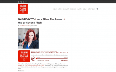 NAWBO NYC’s Laura Allen: The Power of the 15-Second Pitch